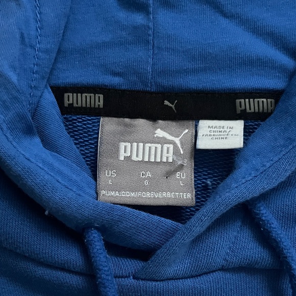 PUMA Italia Blue Hoodie for Men - Picture 2 of 6